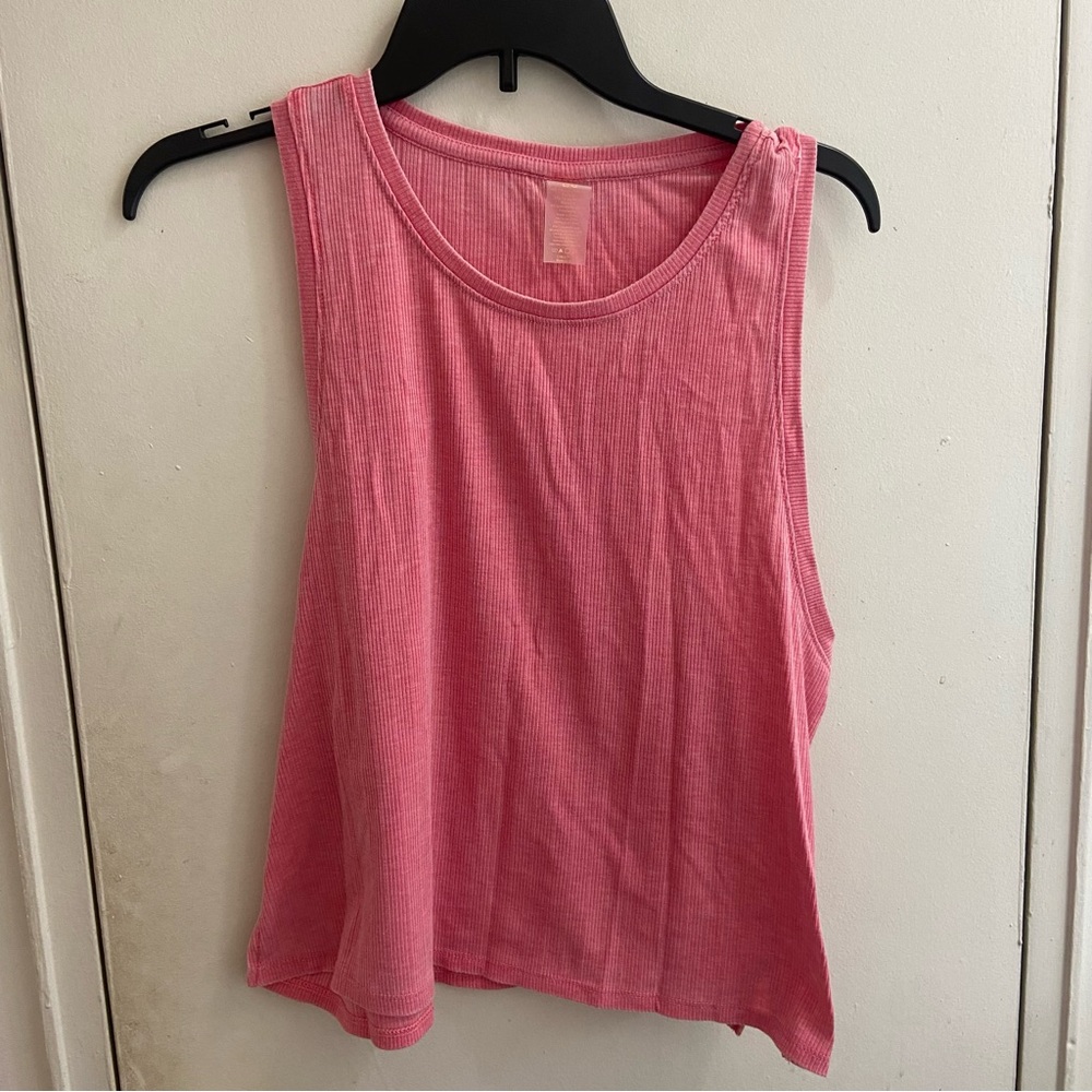 Bright Pink Athletic Tank Top